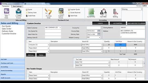 Erp Accounting Software Simple And Easy To Use Klozing Erp Youtube