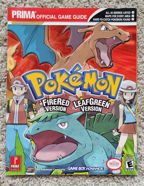 Pokemon FireRed And LeafGreen Official Prima Strategy Guide Values MAVIN