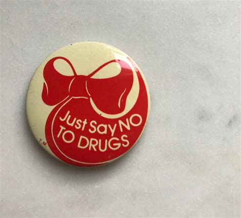 Vintage True Vintage 80’s Authentic “just Say No To Drugs” Pin Grailed