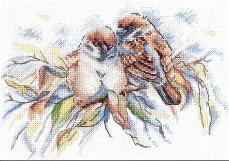 Sparrows Cross Stitch Kit Code V Andriana Buy Online On Mybobbin