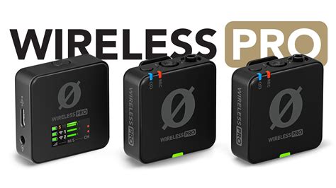 Rode Wireless Pro Brings Bit Recording And Timecode To Tiny Mics