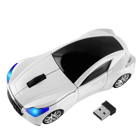 Dpisuuk Wireless Mouse, 2.4GHz Optical Car Mouse, Computer Mouse with USB Receiver, Cordless ...