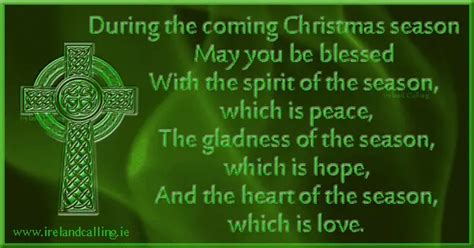 Irish Christmas blessings and carols