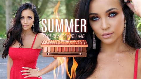 Summer Grwm Naked Heat Palette Outfit Youtube