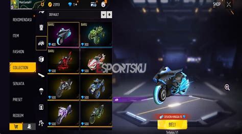 5 Cara Dapatkan Skin Motorbike Deep Galaxy Free Fire FF Esportsku