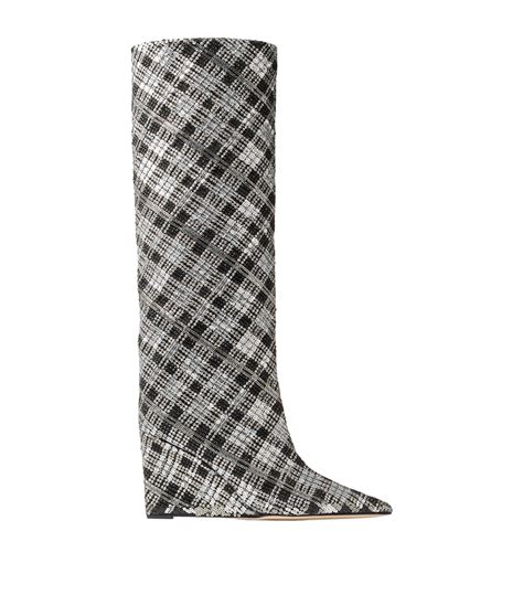 Jimmy Choo Blake Beaded Wedge Boots Harrods Nl