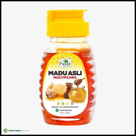 Jual Original Hni Hpai Madu Asli Multiflora Dari Lebah Unggul Apis