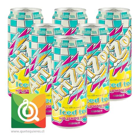 Pack Arizona Te Negro Limon 680 Ml 6 Unidades And Qué Té Quieres