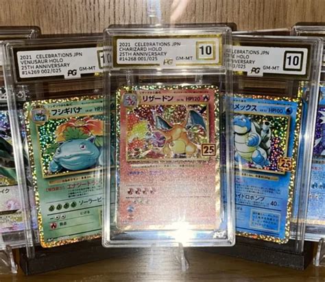 Charizard Venusaur Blastoise Japanese Pok Mon Th Anniversary