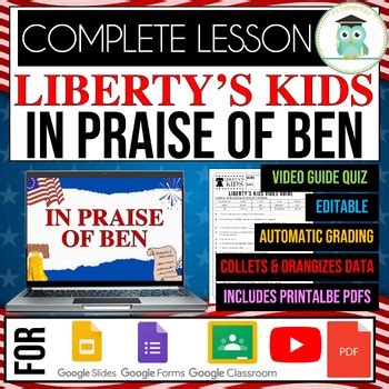 Liberty's Kids Episode 30-In Praise of Ben Franklin Lesson Google Video ...