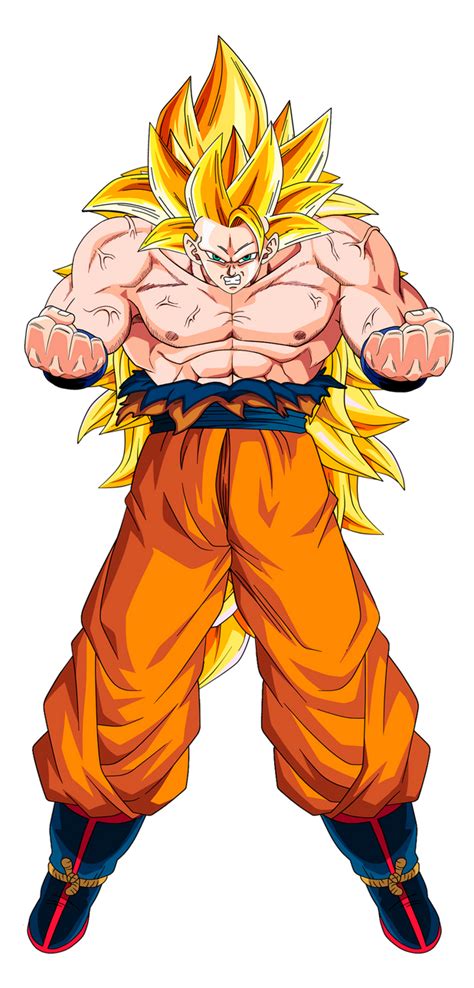 Goku Ssj3 Dan San Dankai 3rd Grade By Groxkof On Deviantart
