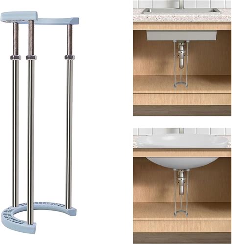 Feeloco Adjustable Undermount Sink Support System Sturdy Stainless