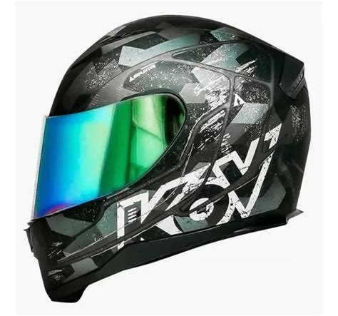 Casco Kov Novak Warefare Negro Con Certificado Dot