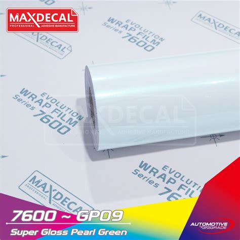 MAXDECAL 7600 GP09 Super Gloss Pearl Green MAXDECAL Professional