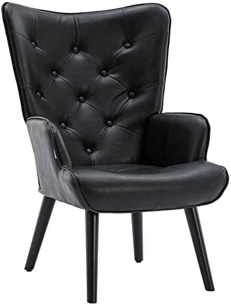 Diktessa Velvet Accent Chair Modern Tufted Button Wingback Vanity Chair