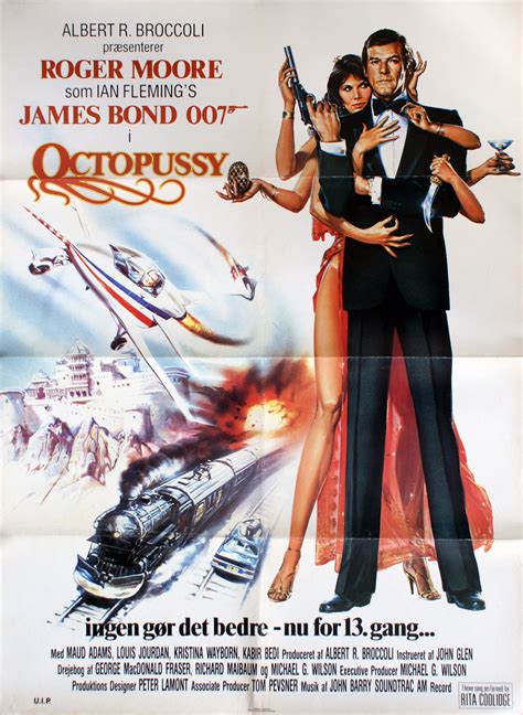 “octopussy” Danish Theatrical Poster 1983 James Bond O Ramadk