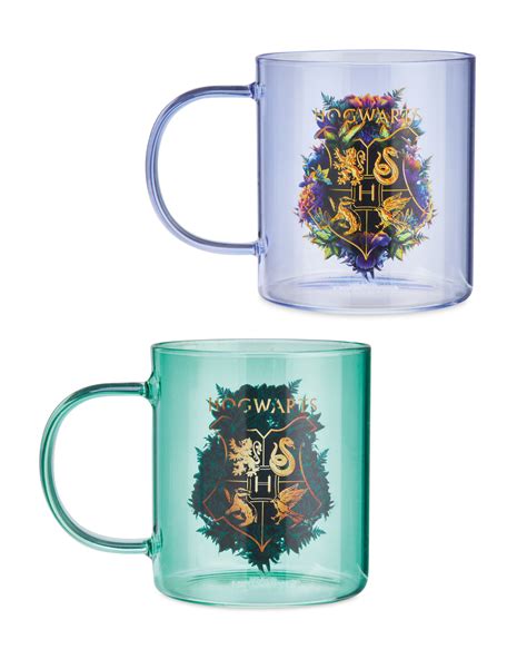 Harry Potter Glass Mug Set Aldi Uk