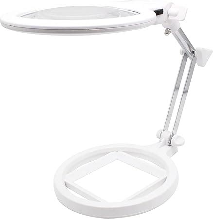 Lampe Loupe Loupe Sur Pied Avec Clairage Led Loupe De Bureau X Et