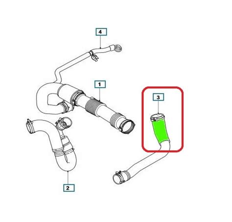 Sleeve Intercooler Turbo Hose Air For Jaguar Xf Range 2 2 D C2z14278 Ebay