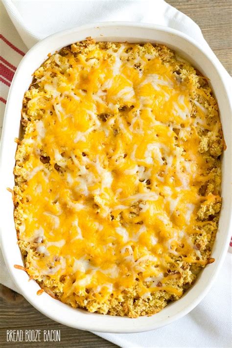 Chicken And Cornbread Casserole • Bread Booze Bacon