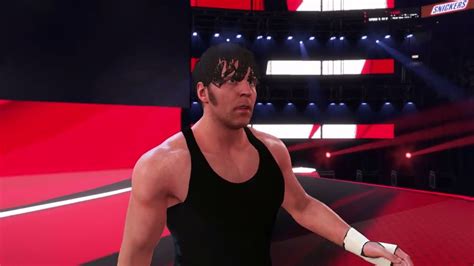 Wwe 2k22 Dean Ambrose 2k17 To 2k22 Full Port Entrance W Theme 1080p 60fps Youtube