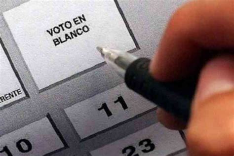 ¿qué Pasaría Si Gana El Voto En Blanco En La Segunda Vuelta Electoral