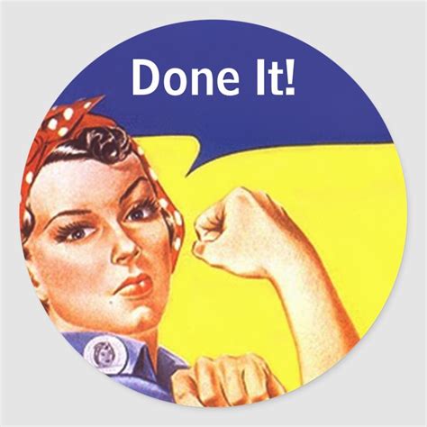 Rosie The Riveter Stickers