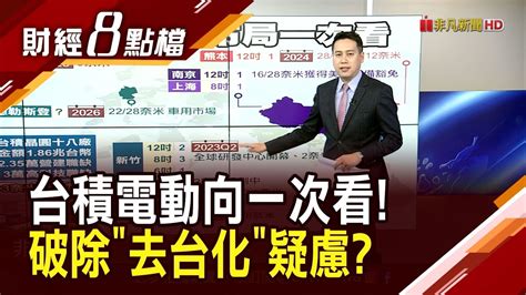 牽動全世界！拆解護國神山布局撕去台化標籤？台積電南科3奈米廠高調擴廠｜主播張振驊｜【財經8點檔】20221229｜非凡新聞