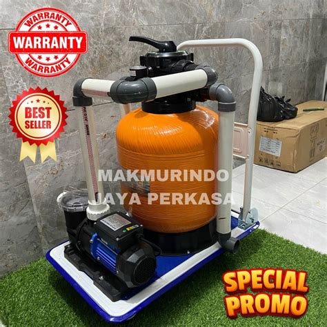 Jual Pompa Air Kolam Renang 1 2HP Paket Pompa Kolam Sand Filter Sanei