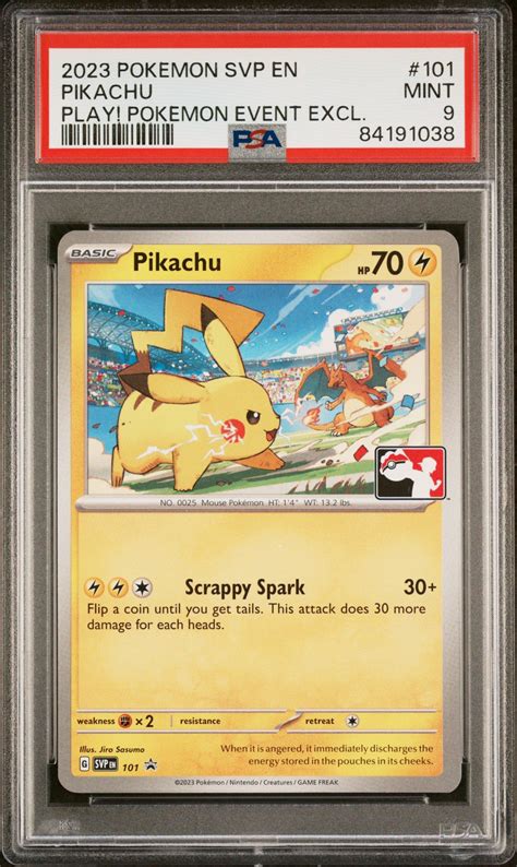 2023 Pokemon Svp En Sv Black Star Promo 101 Pikachu Play Pokemon Event