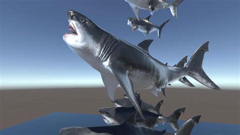 ArtStation - MEGALODON - Sea Monster Series 5 | Game Assets