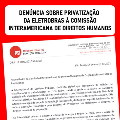 Denúncia à Comissão Interamericana De Direitos Humanos Sobre