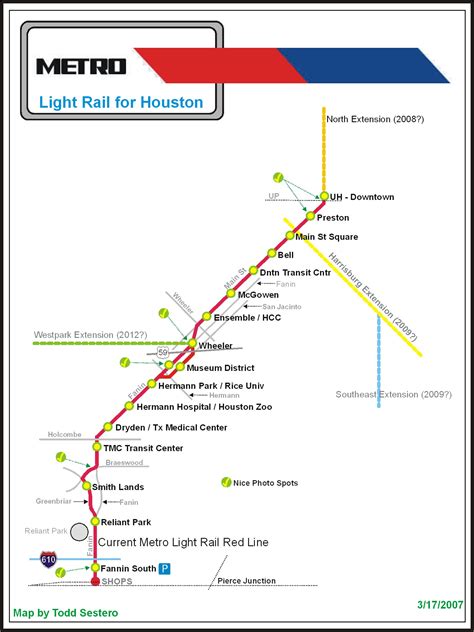 Houston Metro Light Rail Map System Map | Porn Sex Picture