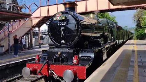 GWR Castle Class No 7029 Clun Castle Passing Yatton On The 1Z48