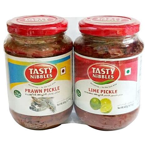 Buy Tasty Nibbles Prawn Pickle G Get Gm Lime Pickle Free