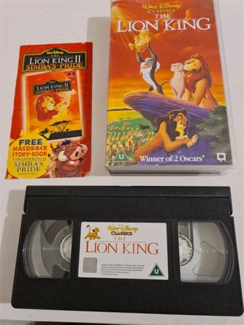 THE LION KING VHS Walt Disney Classics VHS Vintage Video Tape 1995 EUR