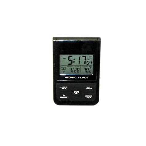 Buy Atomic Desk Clock with Temperature and Calendar Display Cheap | H&J ...