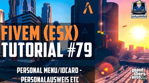 Fivem Esx Tutorial 79 Personal Menuidcard Personalausweis Etc