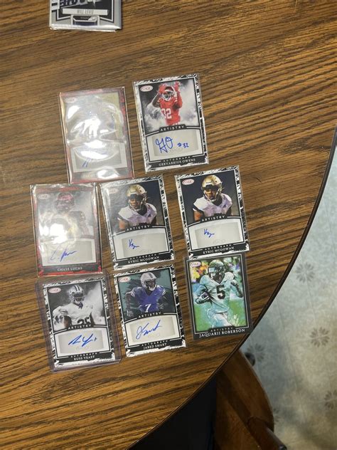 2023 Sage Artistry Football Card Lot 7 Autographs 8 Cards Total Ebay