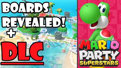 Mario Party Superstars ALL Boards DLC Boards Unlockable Boards