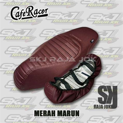 Jual Cover Jok Model Caferacer Cover Jok Motor Pakai Karet Vario