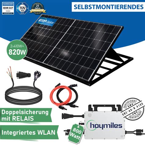 W W Plug Play Solaranlage Komplettset Inkl Epp W Easy Peak