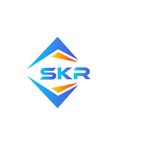 Skr Abstract Technology Logo Design On White Background Skr Creative