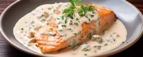 Соус для красной рыбы из сливок