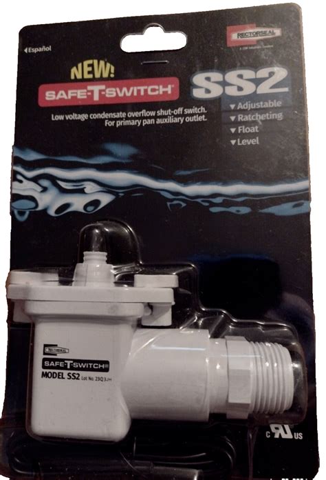 Rectorseal Ss2 Safe T Switch 97087 Ac Condensate Overflow Shutoff