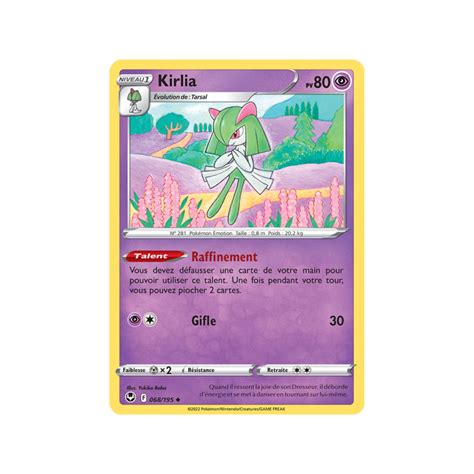 Kirlia Pv Carte Peu Commune Reverse P E Et Bouclier