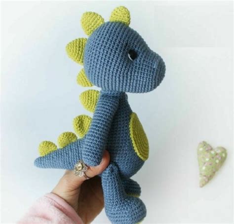 Receita Amigurumi Dinossauro Portugu S Elo