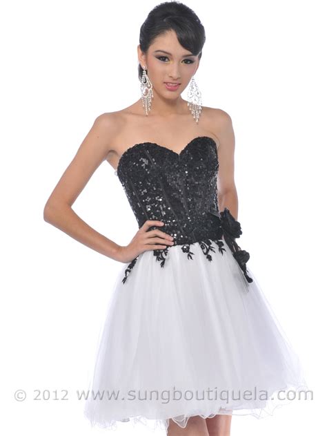 Strapless Short Prom Dress Sung Boutique L A