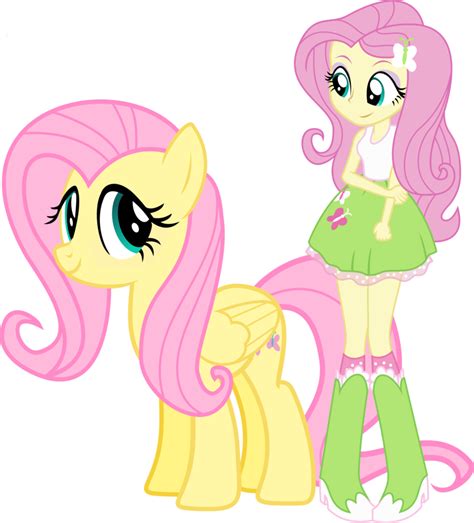 Fluttershy And Fluttershy By Vector Brony On Deviantart My Little