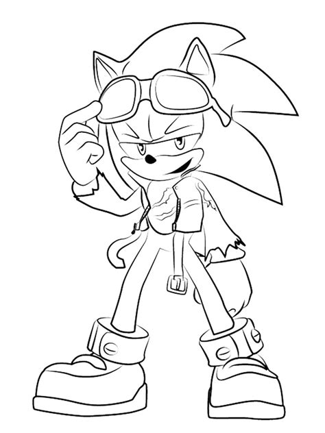 Super Sonic Coloring Page Free Printable Super Sonic Coloring Page